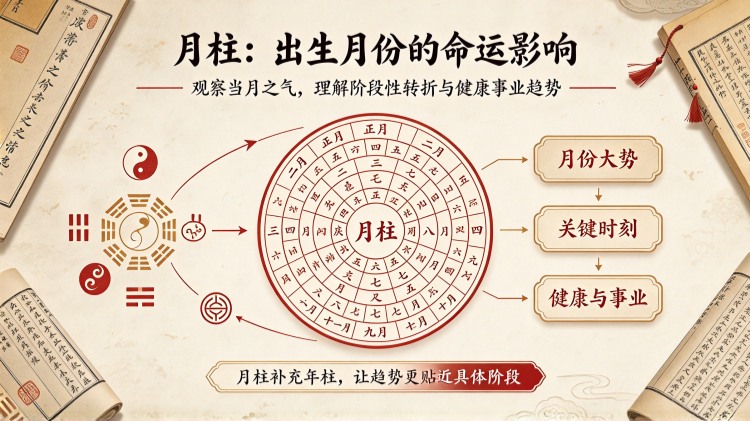 月柱：人生轨迹的转折点——月份的命运影响