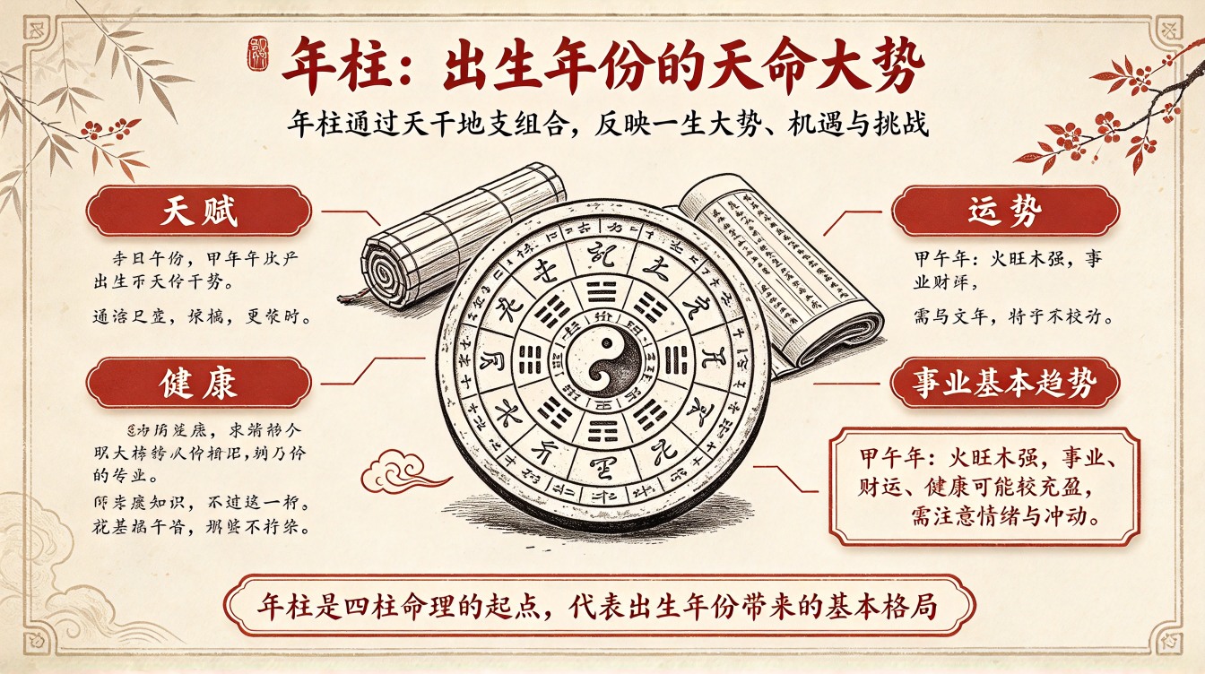 如何看懂自己的四柱：从天干地支到命运密码