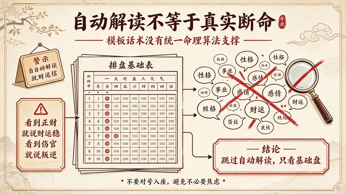 免费四柱八字排盘正确用法 排盘结果怎么看才靠谱